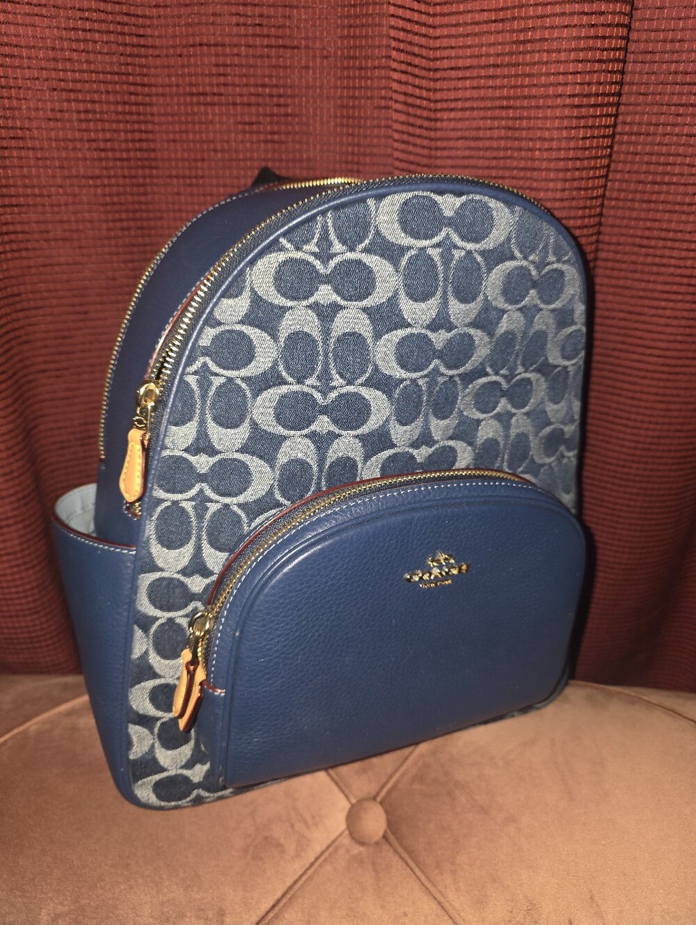 Coach Outlet Court Backpack In Signature Denim